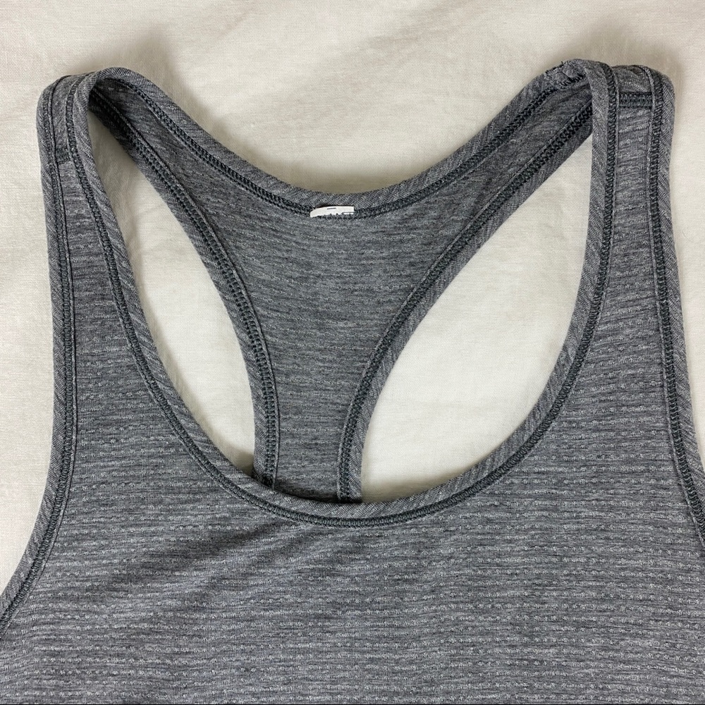 Lululemon Grey Racerback Tank Top Size 4 - Picture 12 of 14